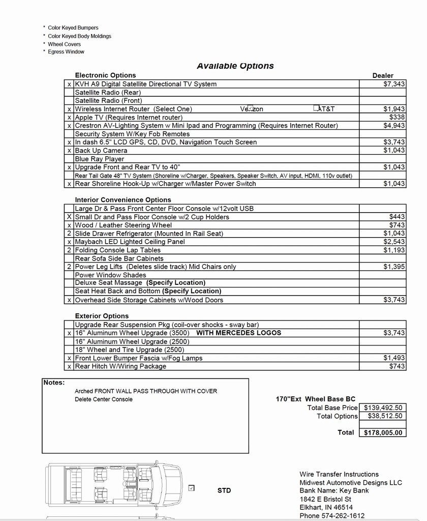 2016 Mercedes-Benz Sprinter 3500 Base BlueTEC®