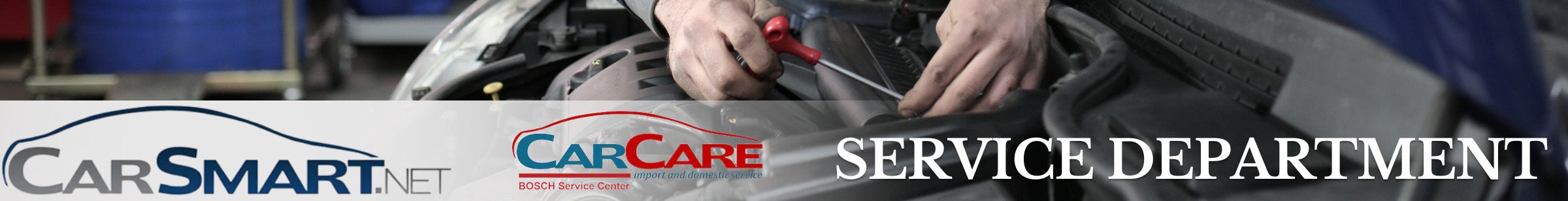 Car service professional working on repairs